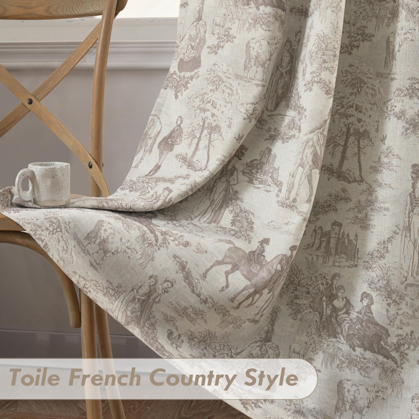 Linen Blackout Valance Window Curtain