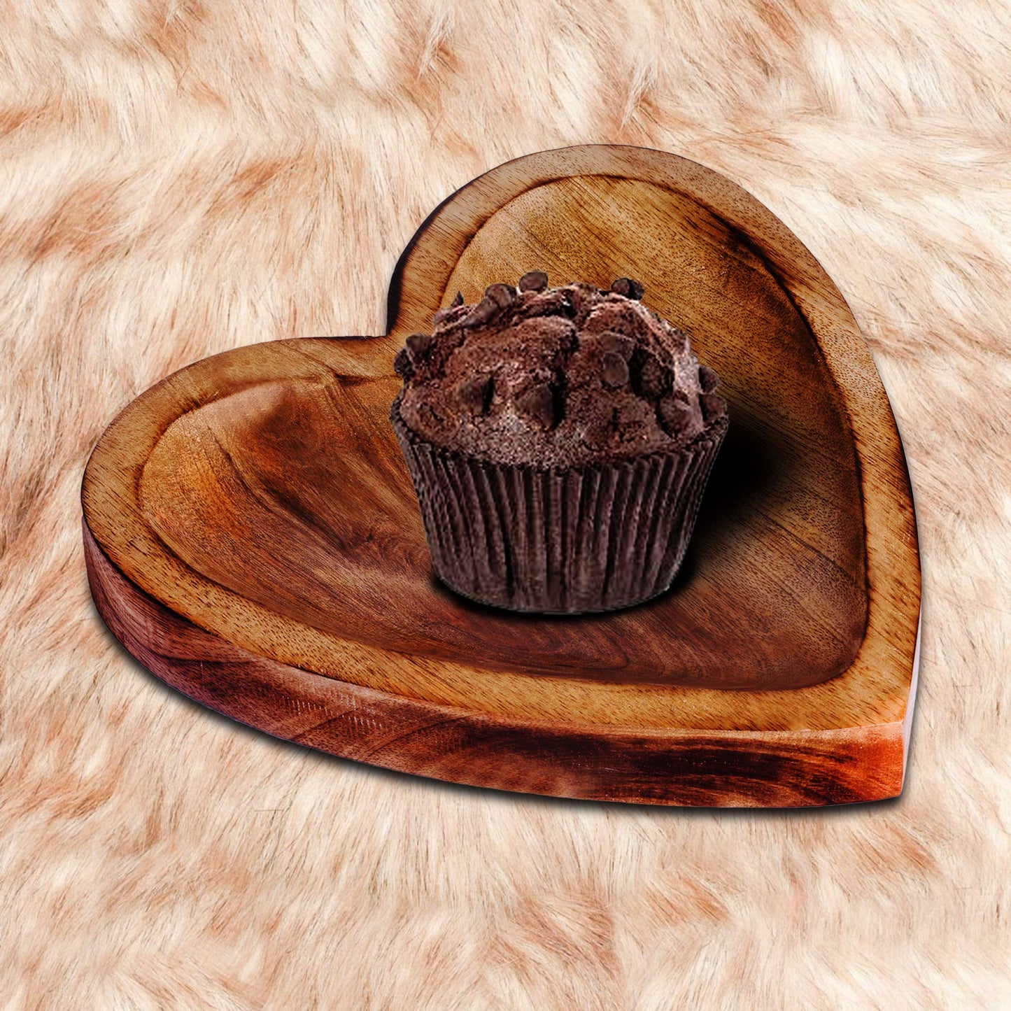 Wooden Decorative Pear Tray