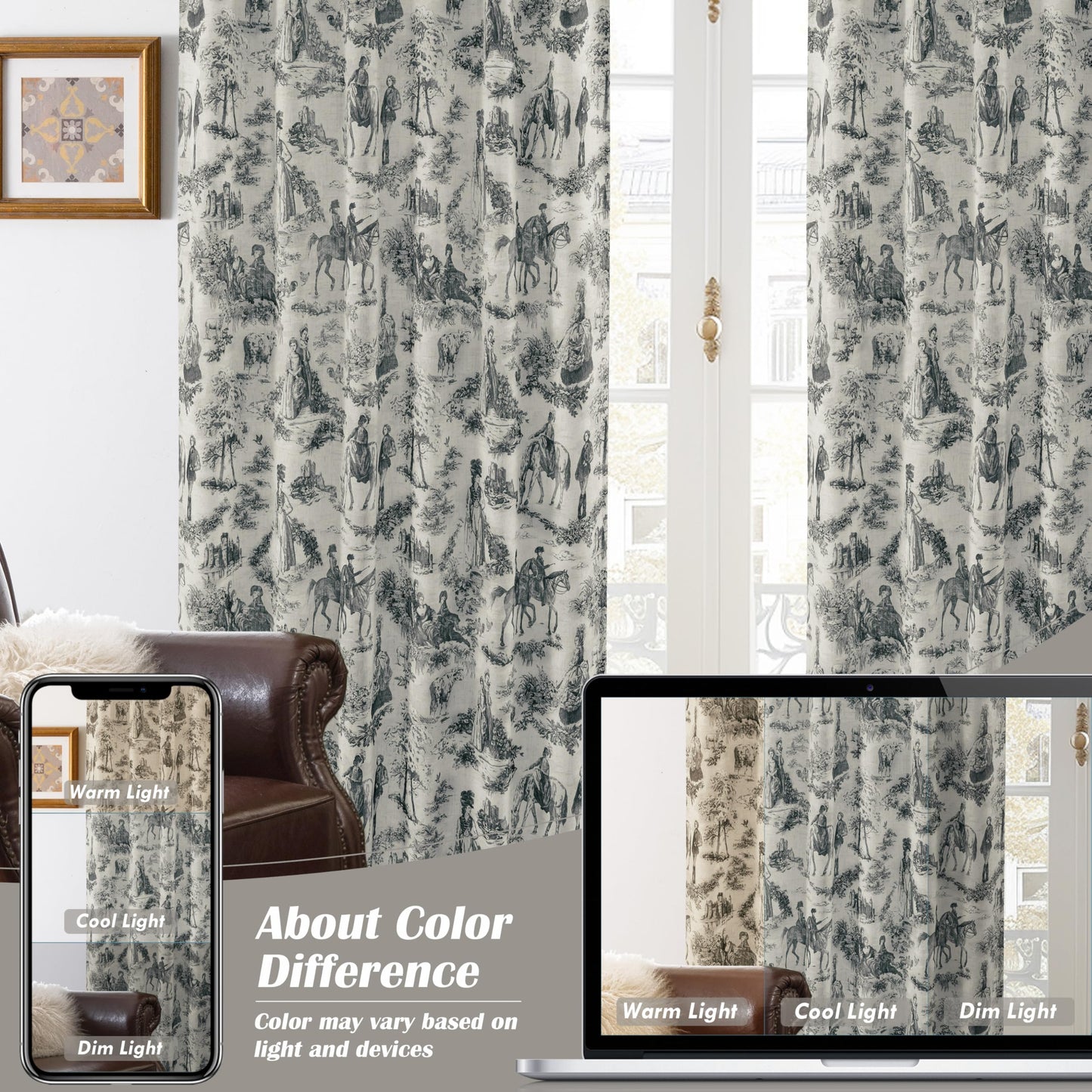 Linen Blackout Valance Window Curtain