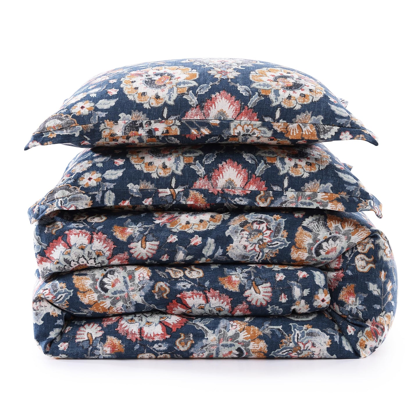 Victoria 3 Piece Duvet Cover Set with Pillow Shams