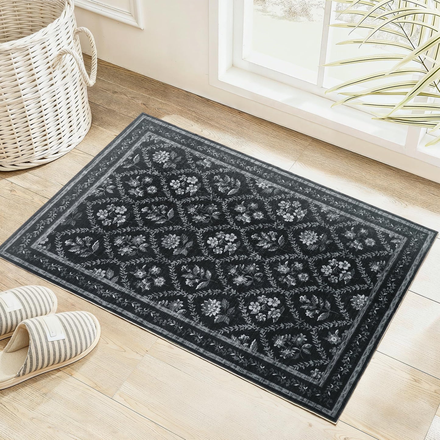 Floral Living Room Rug