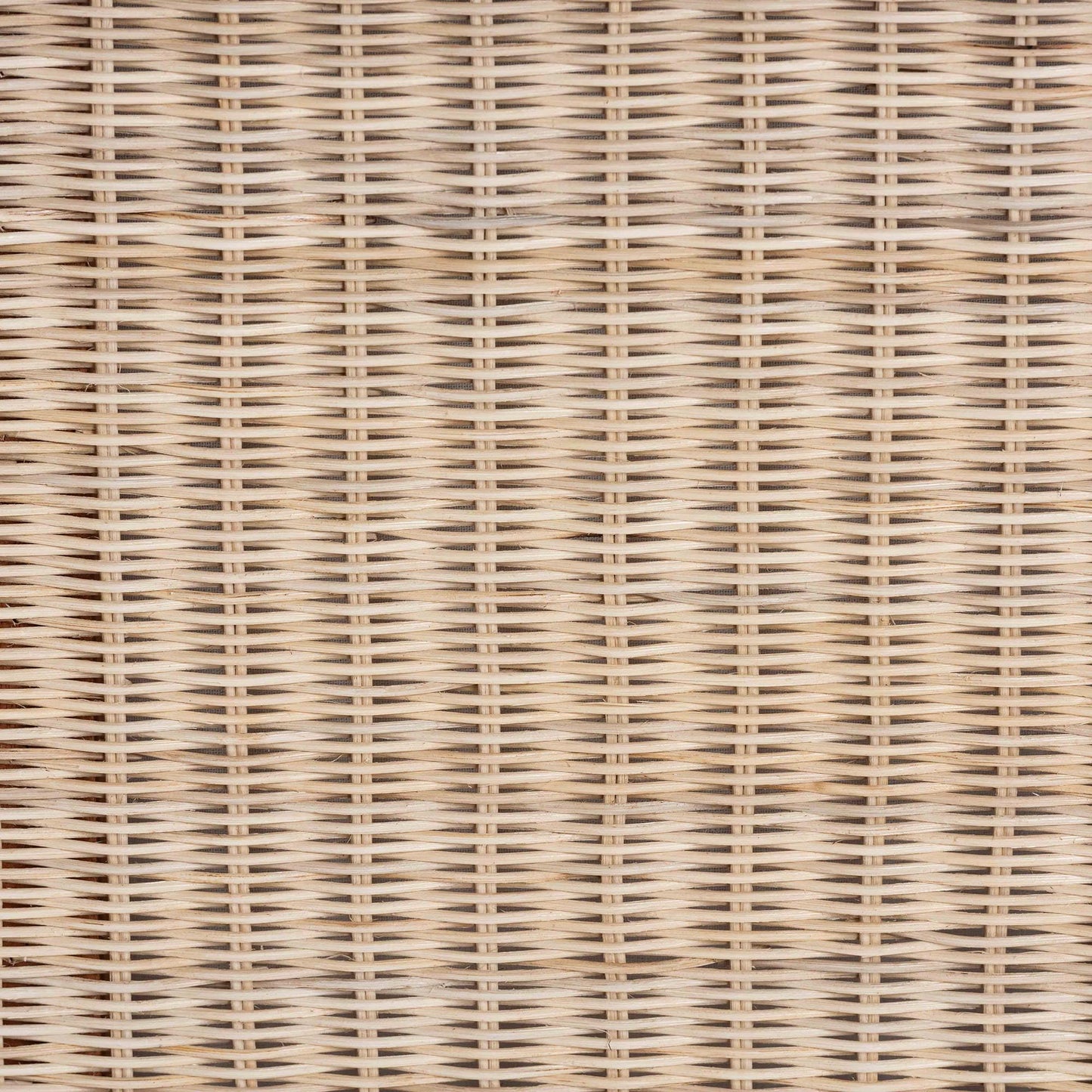 Braided Natural Rattan Storage Bench with Cushioned Lift-Top Lid