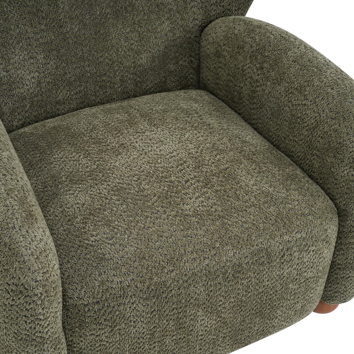Aiden Boucle Wingback Accent Chair