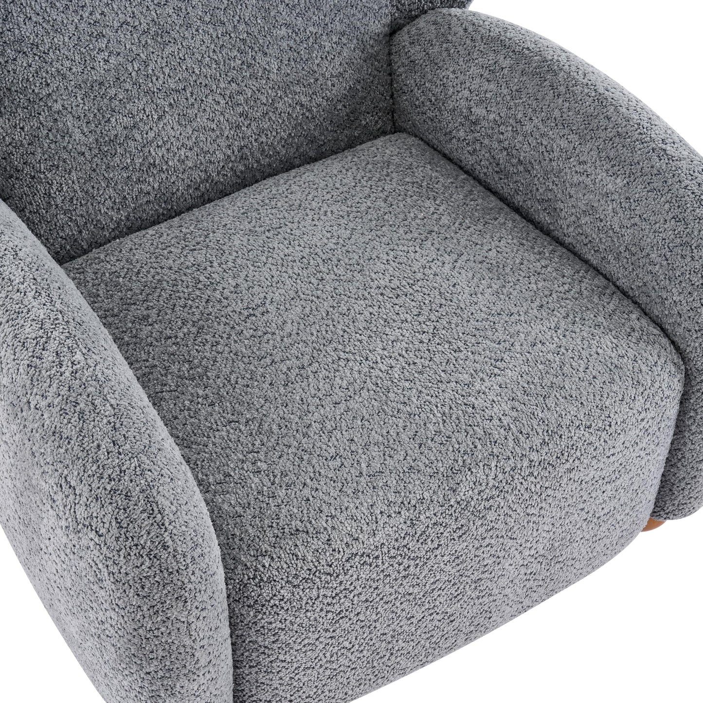 Aiden Boucle Wingback Accent Chair