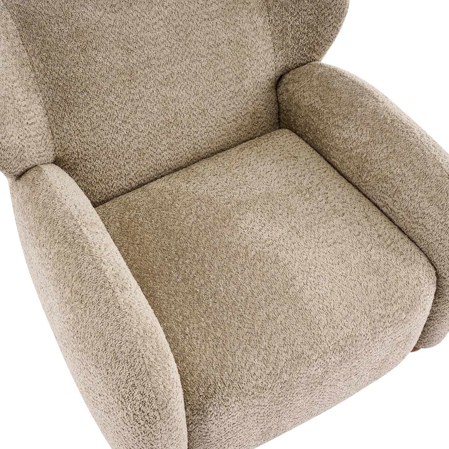 Aiden Boucle Wingback Accent Chair