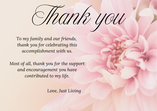 Graduation Thank You Card Template